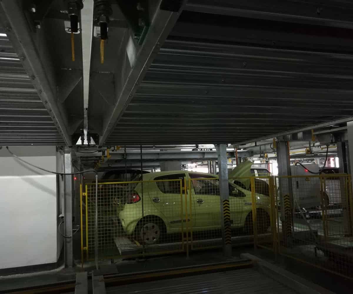 二層升降機械式停車設備